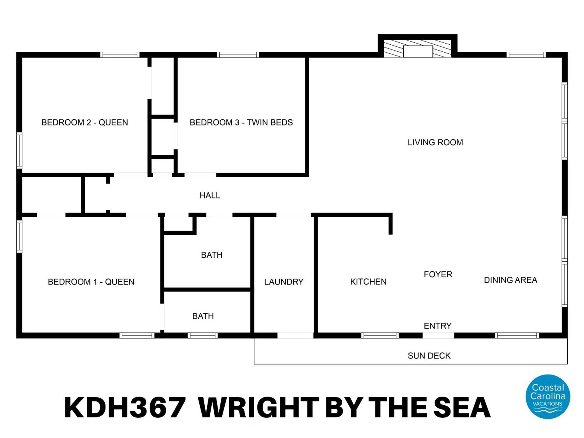 Kdh367 Wright By The Sea Villa Kill Devil Hills Bagian luar foto